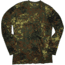 MIL-TEC Camo Long Sleeve T-Shirt, Flecktarn Camo, Large, 11065021-904