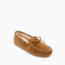 Minnetonka Sheepskin Hardsole Moc Slippers - Womens, Tan, 7 W, 3341W-255-7