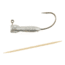 Missile Baits Hover Jig, Size 4/0, 1/4oz, Unpainted, MBHM40-14