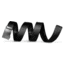Mission Belt Co. Gunmetal On Black Nylon GUN-WBK-1.5-XL