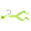 Mister Twister Double Tail Jig Combo, Chartreuse, 1/4oz, 4in, 4/per Pack, DTR4-10