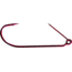 Mister Twister Keeper Hook, Weedless, Worm, Red, Size 1/0, 7 per Pouch, RKH7-1/0