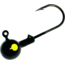 Mister Twister Round Jighead, 1/16 oz, Sz 4 Hook, Black 4/Pack, RJH16-4-3