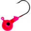 Mister Twister Round Jighead, 2/0 Hook, Pink, 1/4oz, 4/per Pack, RJH14-4-6