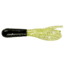 Mizmo Specs Crappie Tube, 1 1/2in, Black/Chartreuse Silver Glitter, 15/Pack, 11027