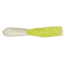 Mizmo Specs Crappie Tube, 1 1/2in, White/Chartreuse Silver Glitter, 15/Pack, 11031