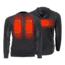 Mobile Warming 7.4V Heated Merino Baselayer Shirt - Mens, Black, Large, MWMT14010421