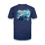 Mojo Sportswear Company Fins Up Tails Down Marlin Scene Short Sleeve Pocket T - Mens, Nautical Navy, 2XL, NTCN - 2XL - MSFNTDMSPT