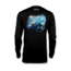 Mojo Sportswear Company Fins Up Tails Down Marlin Scene Wireman X - Mens, Octopus Ink, 2XL, OCTIN - 2XL - FNTDMS WRMN X