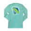 Mojo Sportswear Company Mahi Head Index Tee Long Sleeve Shirt - Mens, Tidewater, Large Tidewater - L - Mojo Mahi Head Index Tee LS