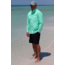 Mojo Sportswear Company Mr. Big Performance Vented Shirt Long Sleeve - Mens, Skiff Green, Medium, SKGGR - M - MBPRFVS