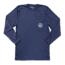Mojo Sportswear Company Patriot Crest Tee LS - Mens, Nautical Navy, Medium, NTCN - M - MPCT LS