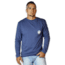 Mojo Sportswear Company Patriot Crest Tee LS - Mens, Nautical Navy, Medium, NTCN - M - MPCT LS