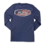 Mojo Sportswear Company Patriot Crest Tee LS - Mens, Nautical Navy, Medium, NTCN - M - MPCT LS