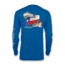 Mojo Sportswear Company Wireman X Redfish/Trout TX Flag - Mens, Mojo Blue, Extra Large, MJBL - XL - MJWRMNXRTTXF