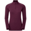 Montane Dart Thermo Zip Neck - Womens, Wineberry, Extra Small, FDTZNWINA12