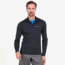 Montane Dart Zip Neck - Mens, Black, 2XL, MDRZNBLAZ12