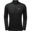 Montane Dart Zip Neck - Mens, Black, 2XL, MDRZNBLAZ12