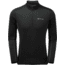 Montane Dart Zip Neck - Mens, Black, Small, MDRZNBLAB12