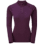 Montane Dart Zip-Neck - Womens, Saskatoon Berry, Large, FDAZNSASN09