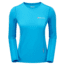 Montane Fem Claw Long Sleeve T, Cerulean Blue, UK8/US6/EUR34, FCLLSCERA5
