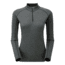Montane Fem Primino 220 Zip Neck, Black, UK8/US6/EUR34 FP2ZNBLAA4