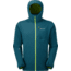 Montane Halogen Alpha Jacket-Zanskar Blue/Wild Lime-Medium