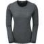 Montane Mono Long Sleeve T-Shirt - Womens, Charcoal, Extra Small, FMNLSCHAA09