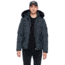 Moose Knuckles 3Q Jacket Men's, Granite / Black Fur, XL, MK2228M3Q-256-XL