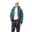 Moose Knuckles Ballistic Bomber - Men's, Green Ash/Natural Fox, Extra Large, MK2000-MB-741-XL