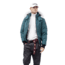 Moose Knuckles Ballistic Bomber - Men's, Green Ash/Natural Fox, Large, MK2000-MB-741-L