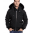 Moose Knuckles Ballistic Bomber - Men's, Black/Black Fur, Medium, 241634
