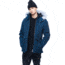 Moose Knuckles Pearson Down Jacket - Men's, Jasper Blue/Naural Fox, Large, MK8507-MJ-450-L