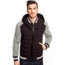 Quilted Varsity Hoodie - Mens-Black-X-Large