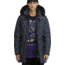 Moose Knuckles Stirling Parka, Granite W Black, XL, MK4661MP-256-XL