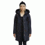 Moose Knuckles Stirling Parka - Women's-Navy/Black Fur-Medium