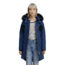 Moose Knuckles Stirling Parka Lds, Jasper Blue W Blk Fur, XXL, MK2003LP-455-XXL