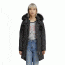 Moose Knuckles Stirling Parka Lds, Granite W Black, L, MK2003LP-256-L