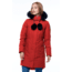 Moose Knuckles Stirling Parka - Women's, Redwood/Black Fox, Large, MK2003-LP-382-L