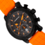 Morphic M90 Series Chronograph Watch w/Date, Orange/Black, One Size, MPH9006