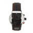 Morphic M91 Series Chronograph Leather-Band Watch w/Date, Silver/Orange - Mens, MPH9101