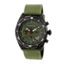 Morphic Mens M53 Series Leather-Band Watch, Olive MPH5306