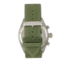 Morphic Mens M53 Series Leather-Band Watch, Olive, MPH5302