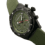 Morphic Mens M53 Series Leather-Band Watch, Olive, MPH5306