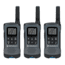 USED Motorola T200 Rechargeable 2 Way Radio, Pack of 3, Gray/Brown, T200TP, EDEMO1