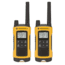 Motorola T402 Rechargeable 2 Way Radio, Pack of 2, Yellow, T402