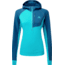 Mountain Equipment Aiguille Hooded Top - Womens, Topaz/Majolica, 14, ME-007144TM-14