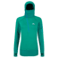 Mountain Equipment Eclipse Hooded Zip Tee - Womens-Emerald/Kingfisher-14