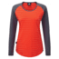 Mountain Equipment Redline Long Sleeve Tee - Women's-Cardinal Orange/Welsh Slate-12