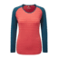 Mountain Equipment Redline Long Sleeve Tee - Womens, Rosewood Stripe/Maj, 12, 01838RosStri/Maj12